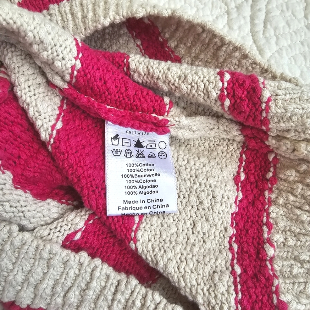 Anthropologie Boatneck Striped Knit Top, Size XS - Picture 6 of 6